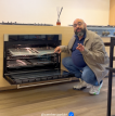 Gabriel Garbin apresenta o Forno Tecno Professional 90 cm no showroom da Center Garbin
