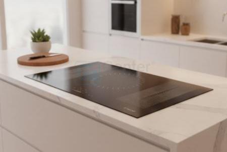 Cooktop de Indução Tecno Original 90 cm Black Matte: 5 zonas e 9.400 W de potência
