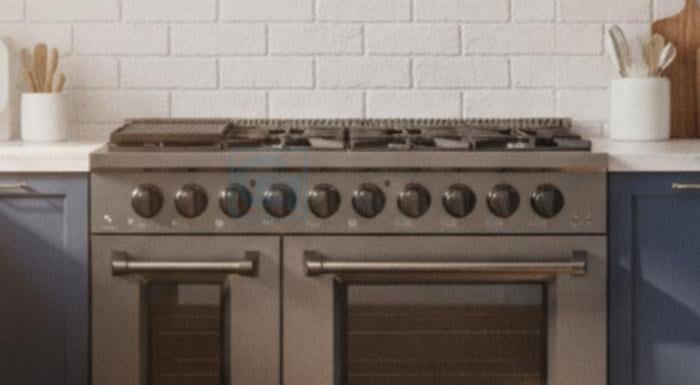 Fogão Crissair Austin Black 120: potência profissional e design Black Steel chegam à Center Garbin