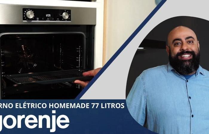 Forno Elétrico AirFry HomeMade 77 Litros | Gorenje