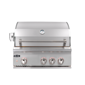 Churrasqueira à Gás Evol Prime Modena 28" 3 Queimadores e 1 Infrared 71cm Inox
