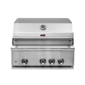 Churrasqueira à Gás Evol Prime Modena 28 3 Queimadores e 1 Infrared Back Burner Inox