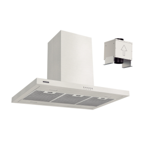 Coifa Tramontina de Ilha Dritta Isla 90 Split Inox 90cm 220V