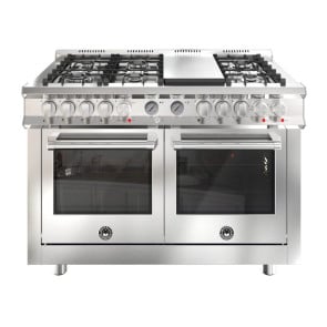 Fogão Morelli Gourmet Magna 1200 Forno Duplo Inox 6 Bocas 120cm 220V