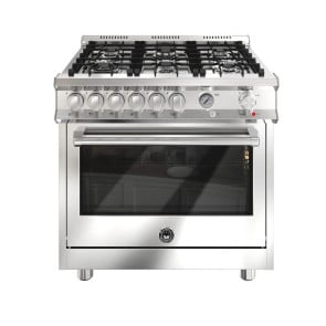 Fogão Morelli Gourmet Magna 900 Forno a Gás Inox 6 Bocas 87cm 220V