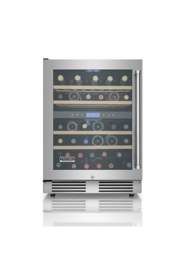 Adega de Vinhos Tecno Professional Gourmet 136 Litros 43 Garrafas Dual Zone de Embutir 220V - TR14AVDB