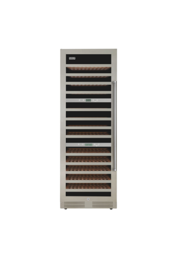 Adega de Vinhos Tecno Professional 141 Garrafas 3 Zonas de Embutir 220V - Abertura para Esquerda