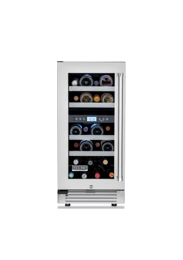 Adega Tecno Professional Dual Zone de Embutir 23 Garrafas 38cm 220V - Ab Esquerda