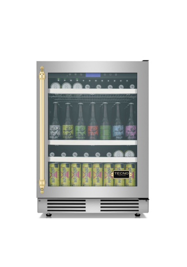 Cervejeira Tecno Vintage 136 Litros de Embutir Inox 220V  - Abertura para Direita