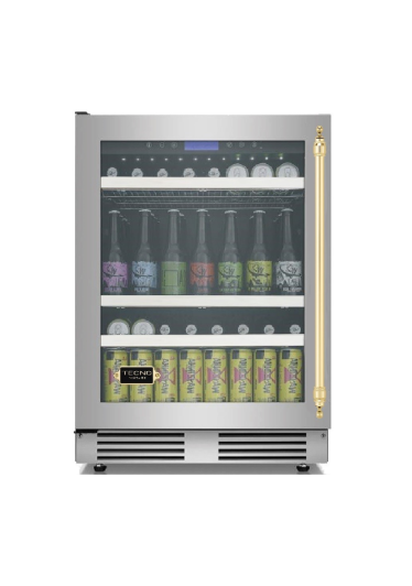 Cervejeira Tecno Vintage 136 Litros de Embutir Inox 220V  - Abertura para Esquerda