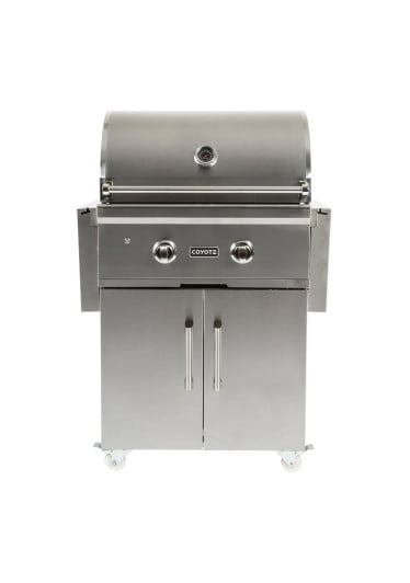 Churrasqueira à Gás Coyote Série C 2 Queimadores com Carrinho Inox 71cm 110V - C1C28LP-FS