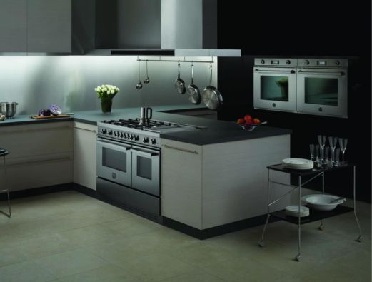 Fog&atilde;o Bertazzoni Professional 6 Bocas Inox 120cm