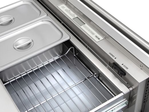 Gaveta Aquecida e Rechaud Evol H13 em Aço Inox 304