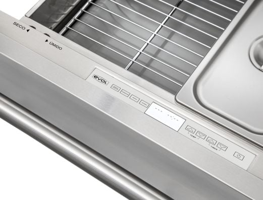 Painel Digital da Gaveta Aquecida e Rechaud Evol H13