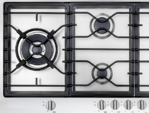 Chama tripla do queimador Cooktop Evol Riva
