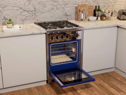 Forno a Gás com Grill Elétrico e Pedra Refratária Removível
