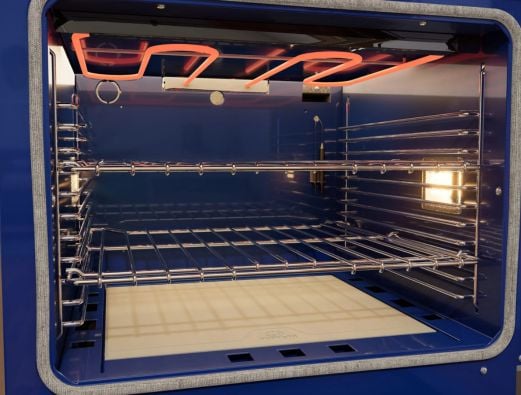 Forno com Revestimento Cerâmico Easy Clean