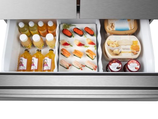 Gaveta My Choice com temperatura regulável para uso gourmet