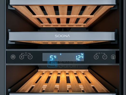 Adega Sogna Sense 28 Garrafas Dual Zone 220V - Design Harmonioso e Compacto