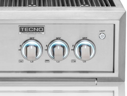 Churrasqueira a Gás Tecno Professional Inox com queimadores em inox fundido